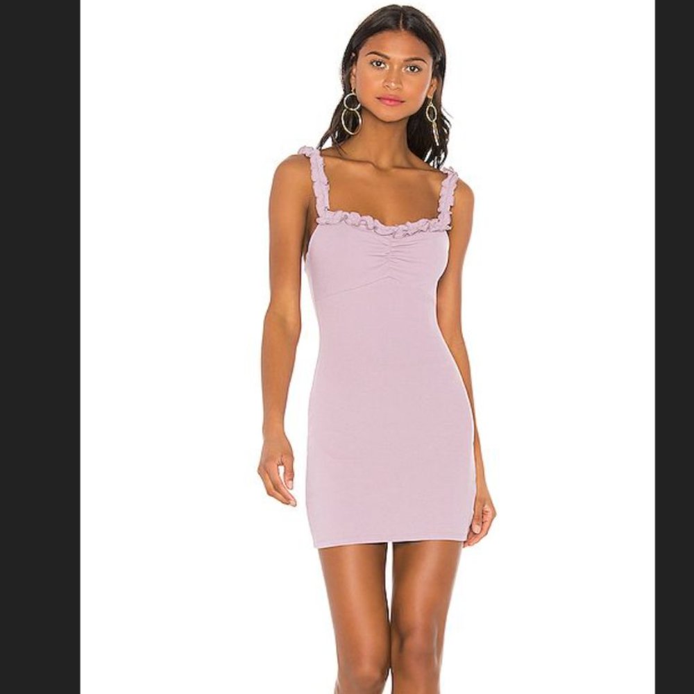 New Privacy Please Zinnia Mini Dress in Lavender